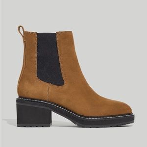 Madewell Carina Platform Chelsea Boot Size 7
